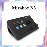 Mirabox N3 Mini Keyboards LCD Button Controller Custom Programming Button Screen Knob Macro Visual Windows/MacOS Keyboard Gifts