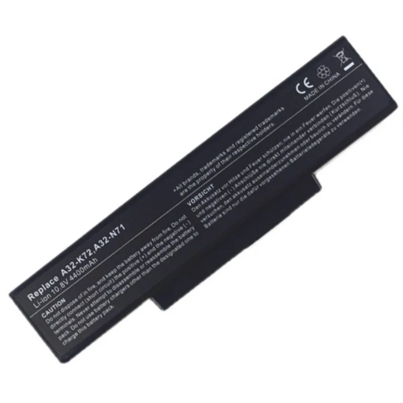بطارية كمبيوتر محمول جديدة بسعة 4400 مللي أمبير في الساعة بسعة 11.1 فولت لجهاز ASUS A32-K72 |   يناسب موديلات N71J، N73JN/JQ/Q، K73، X77JA