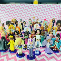 5pcs random 5cm bratzes mini doll Kawaii makeup table car toy DIY toy children's gift