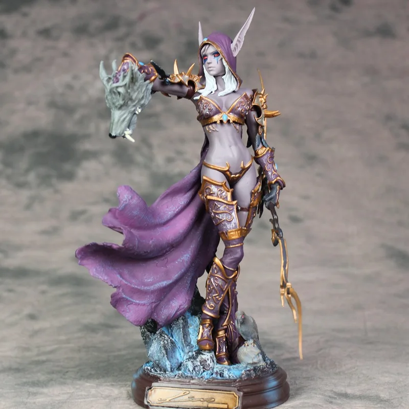 Sylvanas Windrunner World Of Warcraft Action Figures La regina dei morti Collezione di modelli fatti a mano Ornamenti Regali per bambini Giocattoli