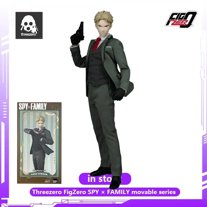 Threezero FigZero SPY FAMILY Movable Series  1/6  ANYA FORGER LOID FORGER YOR FORGER Anime Action Figures view 4