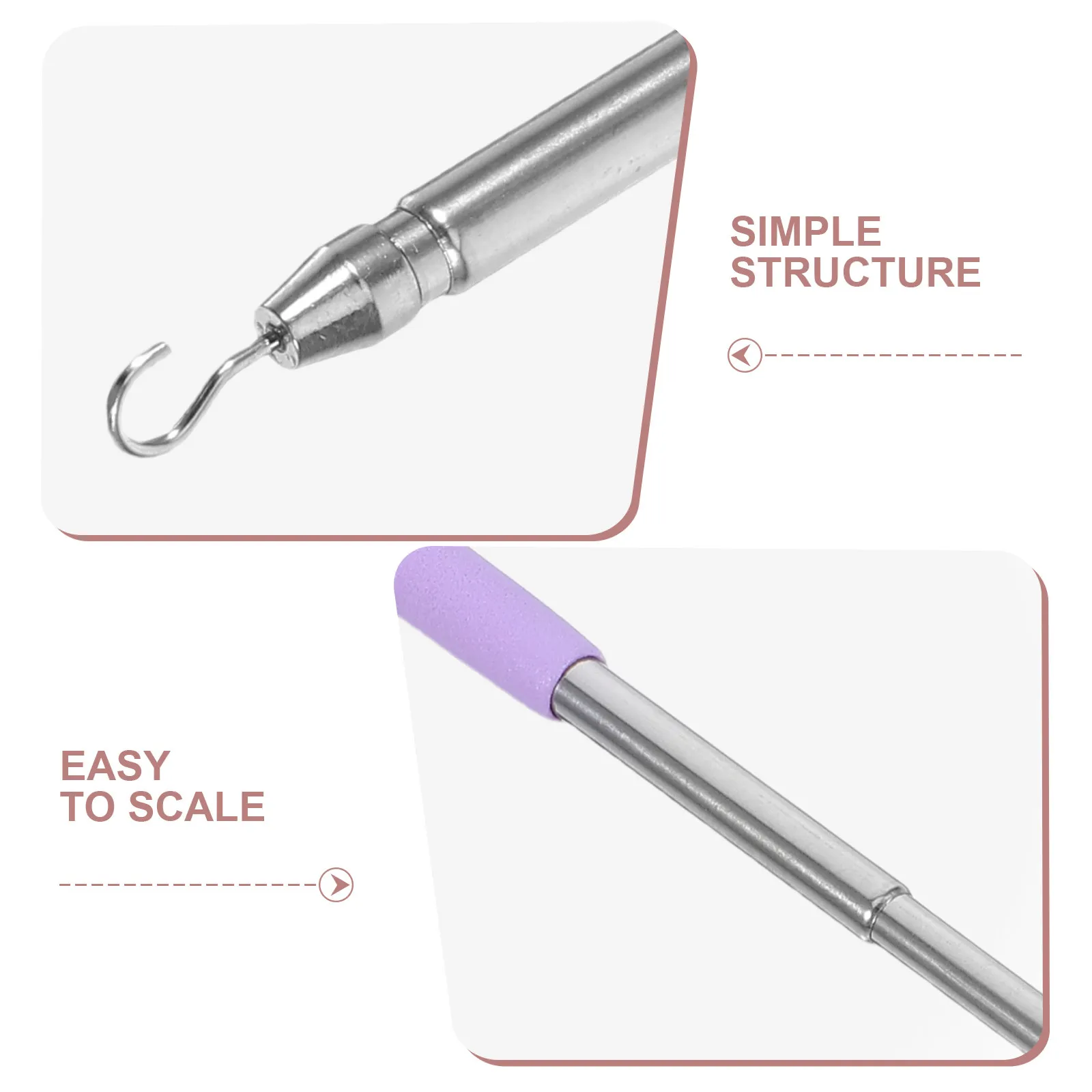 Bracelet Helper Tool Retractable Hook Comfortable Grip Versatile Jewelry Fastening Assistant for Women Metal Bracelet Fastener