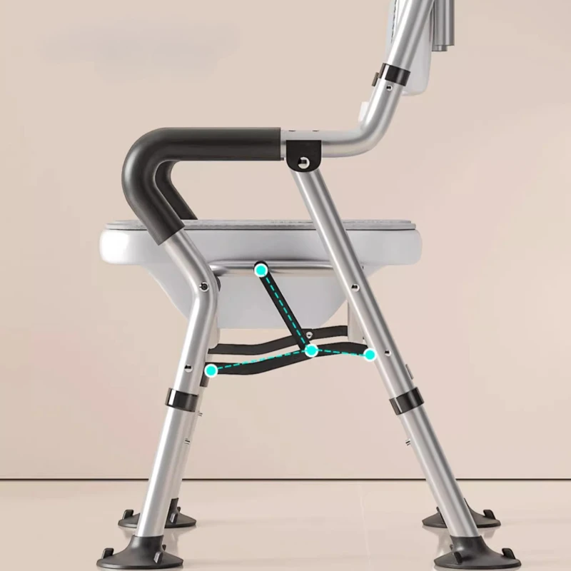 كرسي باديكير البلاستيك تخزين البراز الحمام عالية المطبخ البراز العثمانيين تابوريت المراحيض كراسي قابلة للطي حمام Stoljek #5