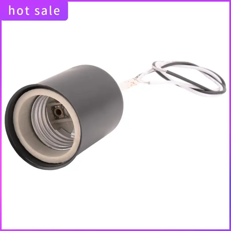 

A05I-E27 Screw Base Round LED Light Bulb Lamp Socket Holder Adapter Metal Lamp Holder With Wire