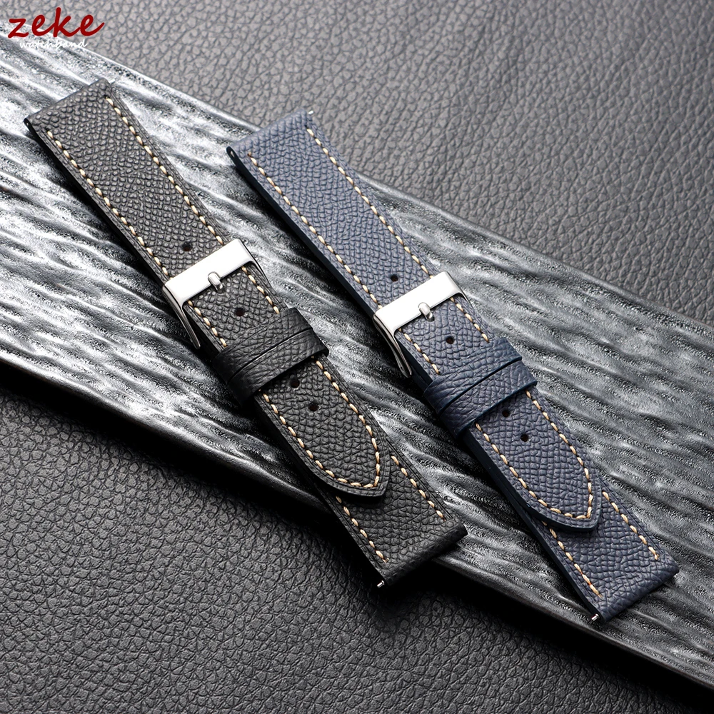 18 مللي متر 19 مللي متر 20 مللي متر 22 مللي متر جلد طبيعي حزام ساعة اليد الفرقة العالمي حزام الساعات الرجعية سوار الإفراج السريع بار معصمه اكسسوارات #3