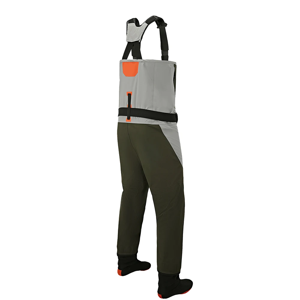 Imagem -02 - Impermeável Wader Front Pant Masculino Uso para Pesca Voadora Caça Atvutv Roupas Esportivas ao ar Livre