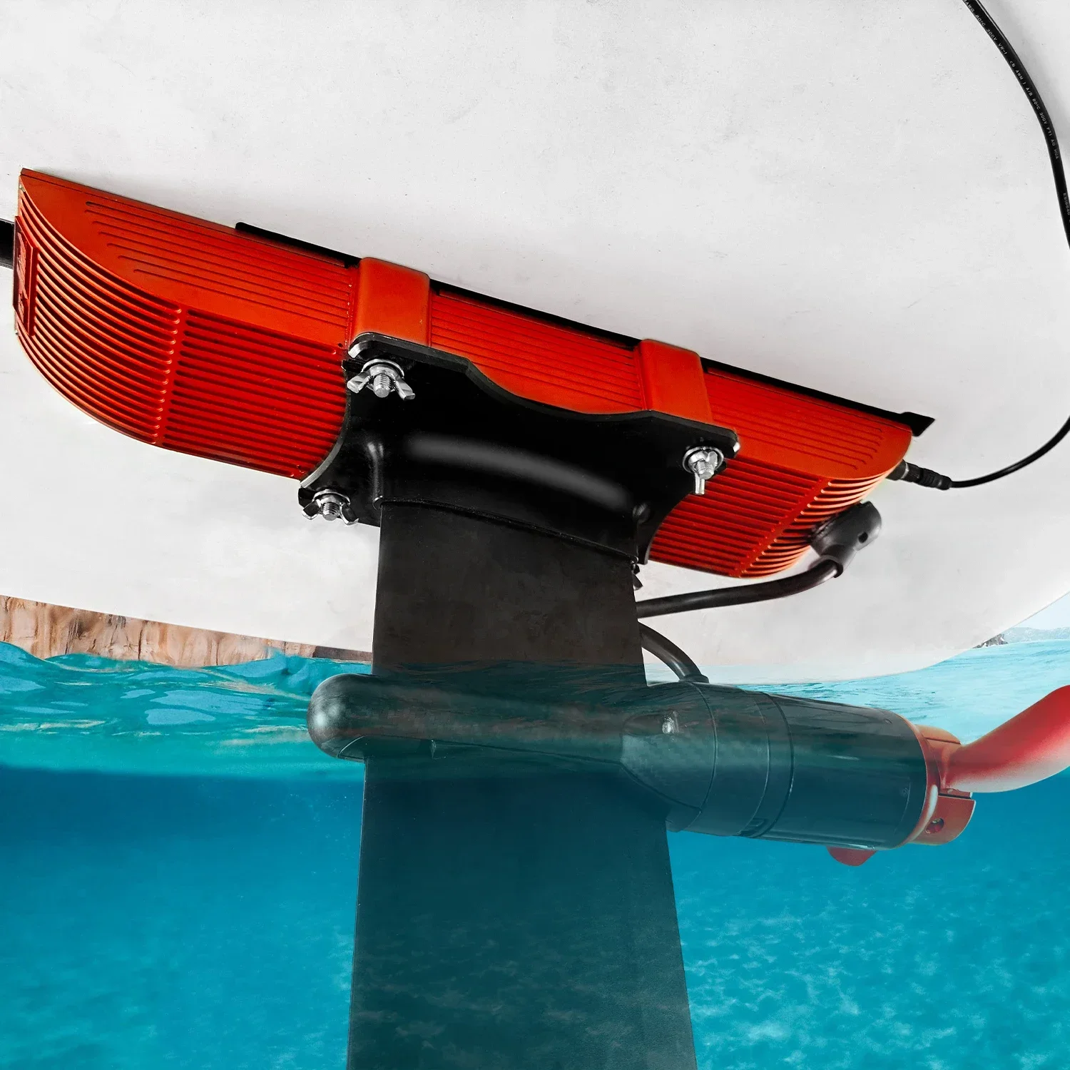 

Water sports su ing Aluminium alloy 48W Electric Thruster Motor hydrofoil su board booster sup thruster foil drive