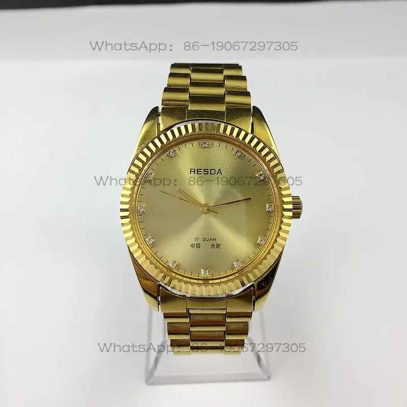 

24-Hour Shipping Resda Brand Steel Tooth Yellow Shell Yellow Surface Manual Machine, Diameter 38 Mm