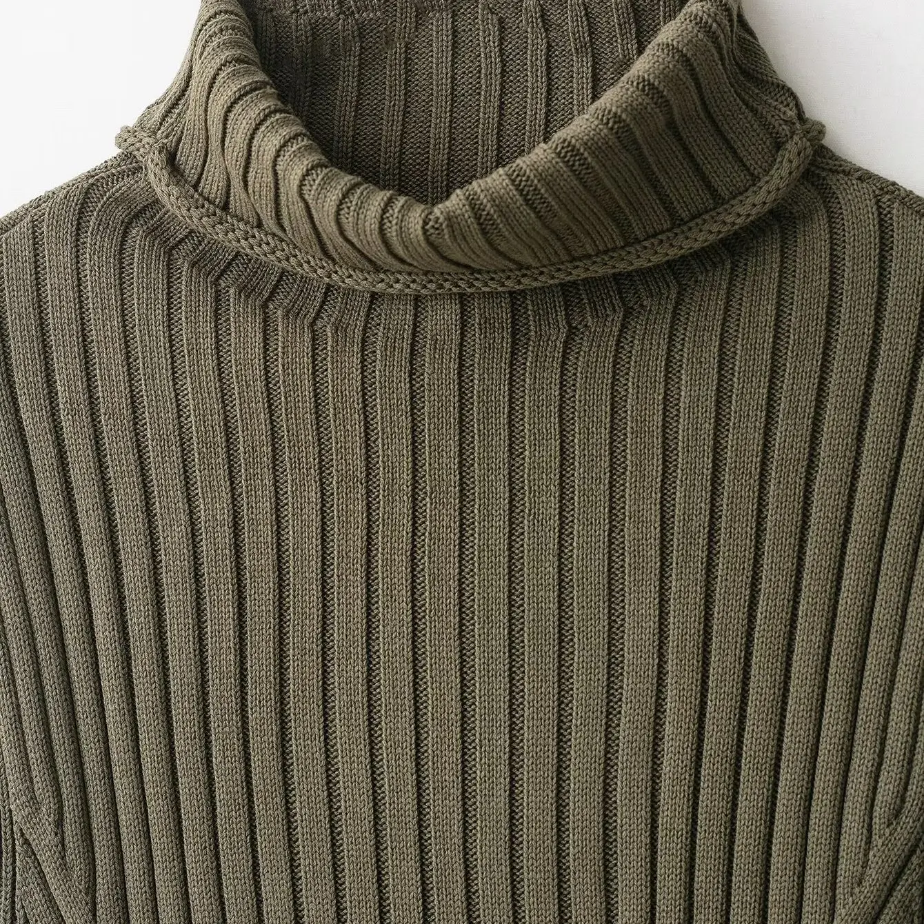 

Topenomi Turtleneck Knitted Vest Women Autumn Winter Overlap Slim Fit Sleeveless Short Sweater Simple Solid Versatile Pullover