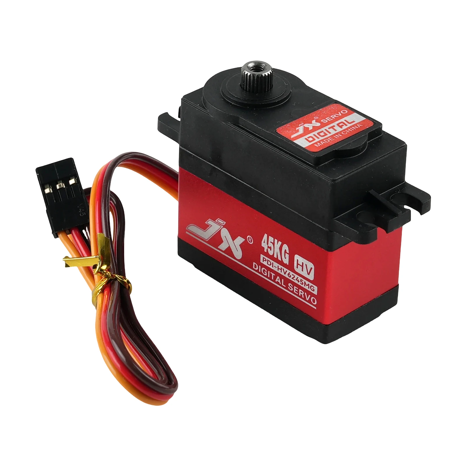 JX 45KG HV Metal Gear Digital Standard Servo PDI-HV6245MG 6-8.4V Motor for 1/8 1/10 RC Car Robot Airplane Drone Aicraft Toy Part