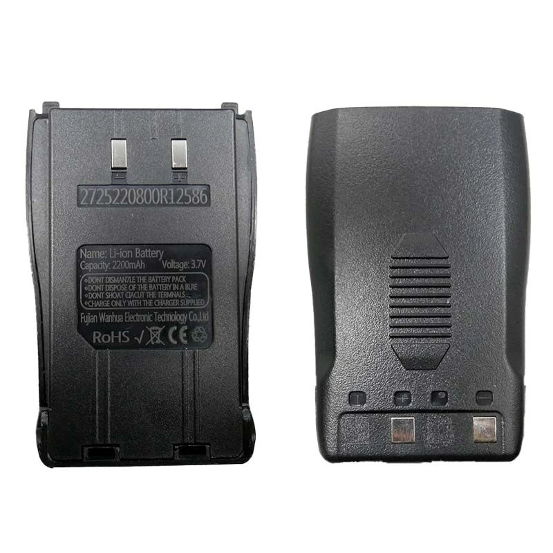 

Оригинальный аккумулятор WANHUA H26 H27, 2200 мАч, 3,7 В, литий-ионный аккумулятор для рации Wanhua H-26 H-27, двусторонние радиостанции, дополнительный аксессуар