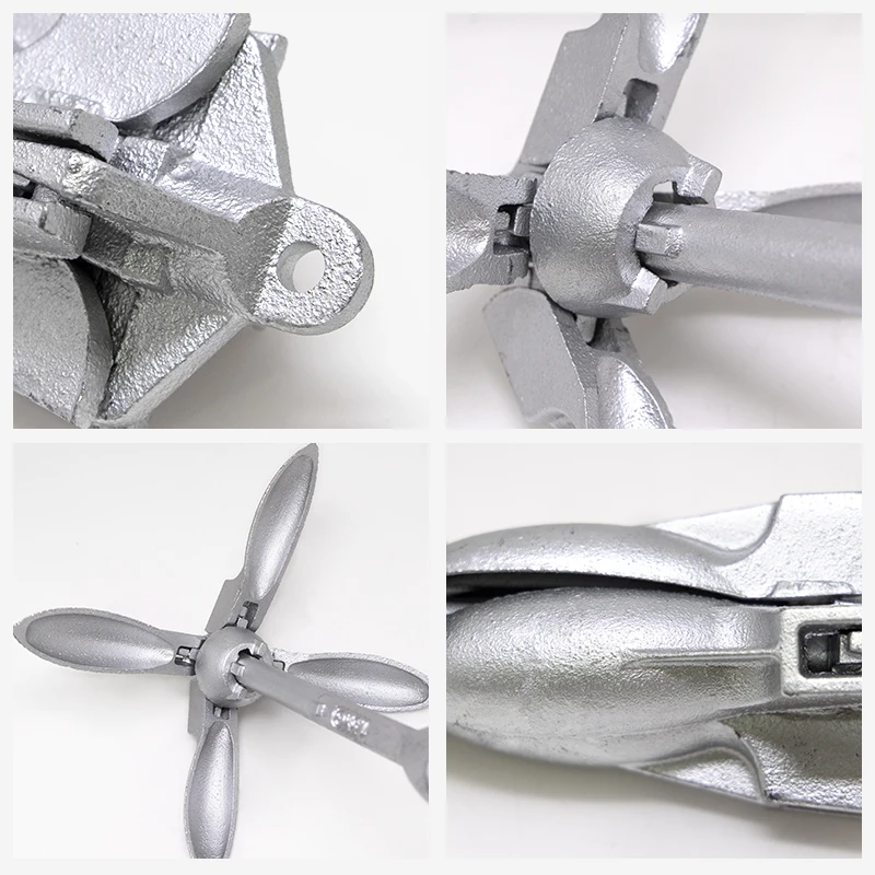 Marine folding anchor speedboat assault boat special fixed carbon steel iron anchor inflatable