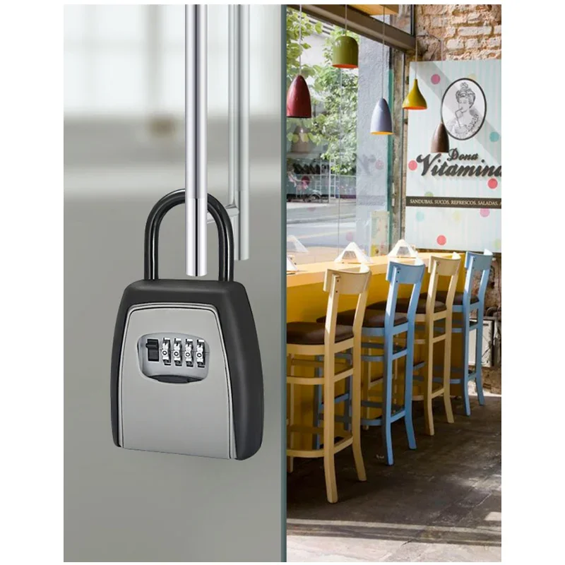 Password Key Box Decoration Key Code Box Key Storage Lock Case Wall Mounted Password Box