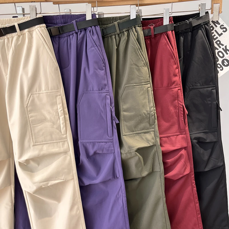 男性と女性の Fce 裏地付き防風防水ソフトエルハイキングパンツカジュアルワークウェアズボン秋冬アウトドアギア