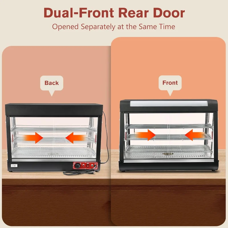 35 بوصة جهاز تسخين الطعام كونترتوب بيتزا تدفئة عرض المعجنات التجارية باتي دفئا الحال بالنسبة بوفيه مطعم سخان الغذاء