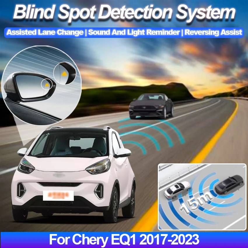 Radar Detector For Car Blind Spot Detection System For Chery EQ1 2017-2025 BSA BSM BSD Monitor Change Assist