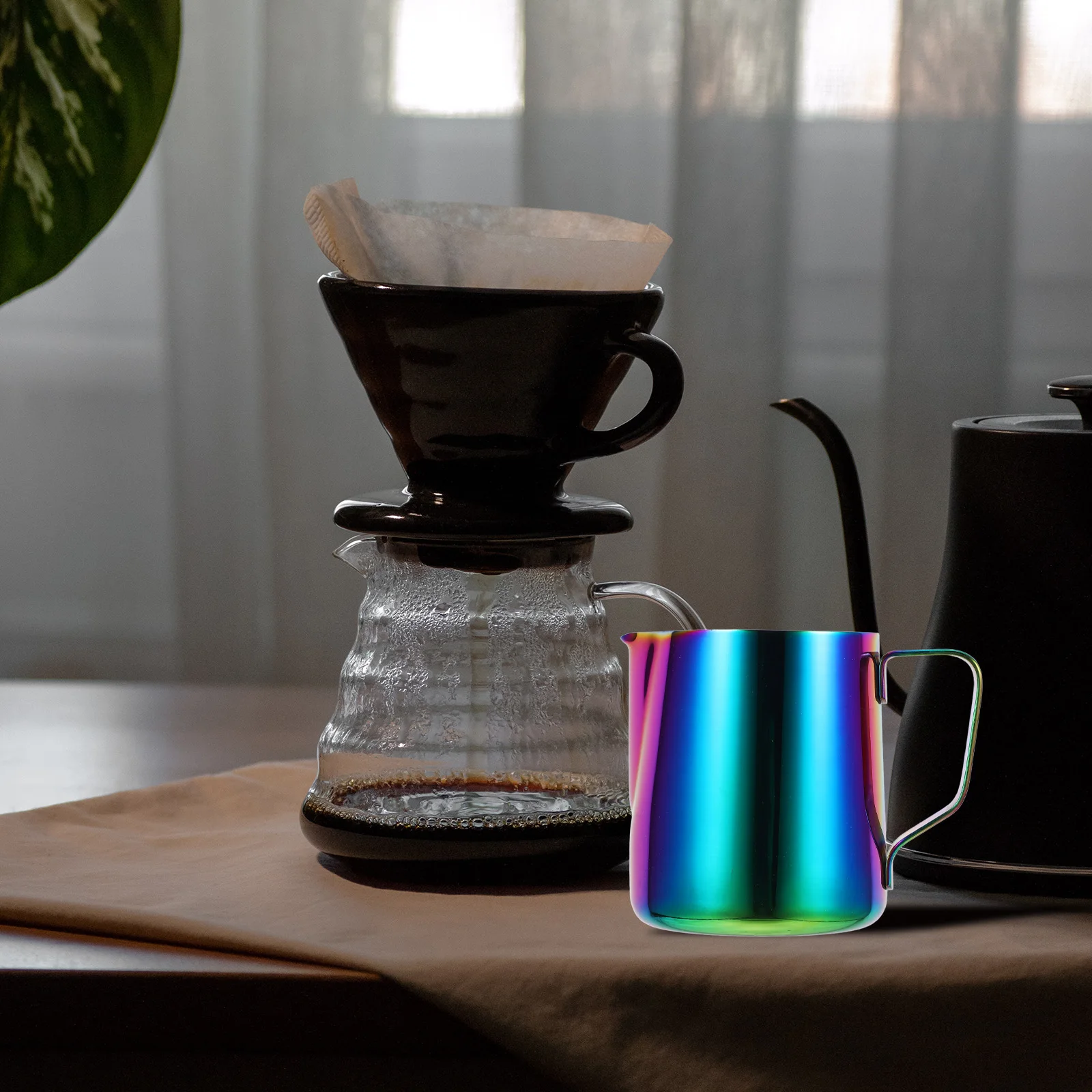 

Latte Coffee Cup Milk Frothing Jug Mug Espresso Pitcher Foaming Frother Forthting Steaming