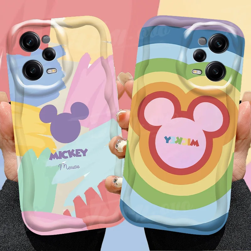 Graffiti Mickey Mouse Soft Case For Xiaomi 13T 12T 14 13 12 11 Lite 5G NE 10T POCO X5 X6 Pro X3 NFC X4 GT F3 F4 F5 F6 M6 M5S C65