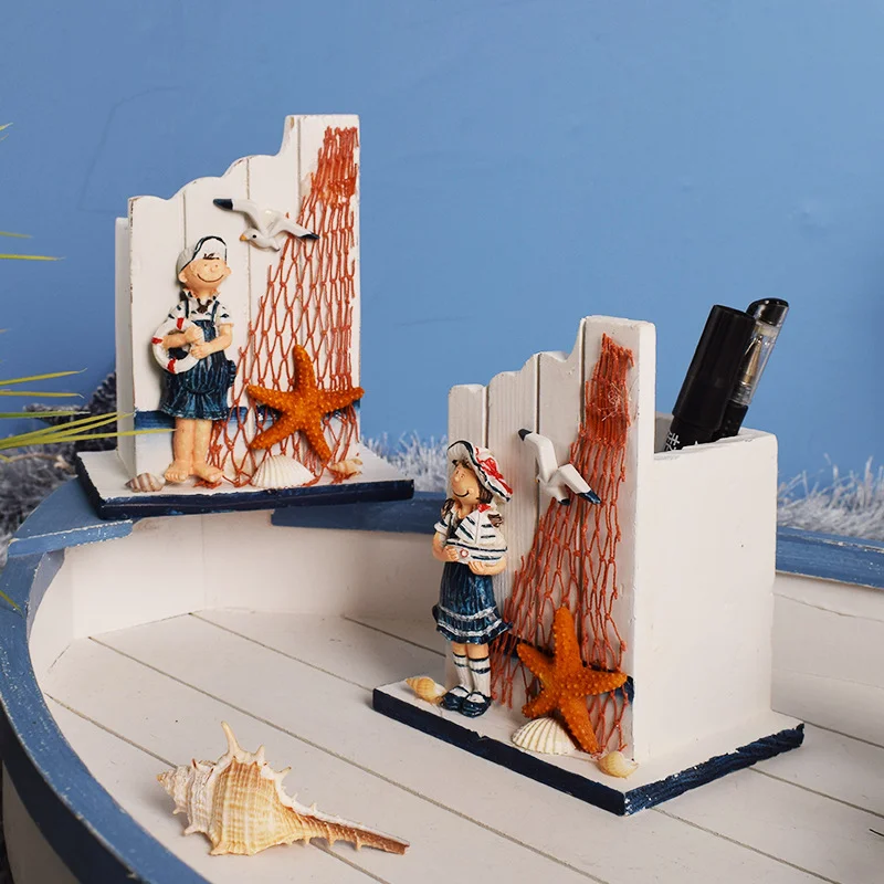 

Creative Solid Wood Pen Holder Storage Box For Boys Girls, Fashionable Desktop Decoration Ornaments, Business Gifts, And