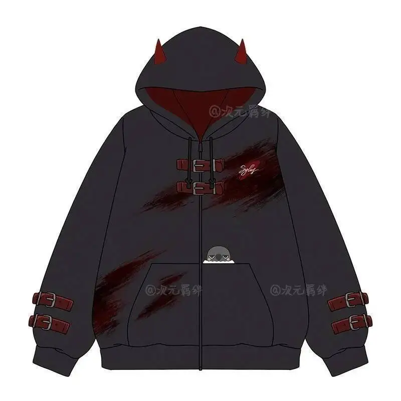 Amor e espaço profundo cosplay sylus feminino masculino solto jaqueta casaco com capuz blusão primavera outono trajes de carnaval