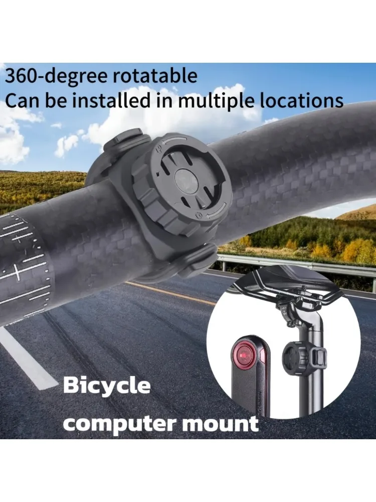 AliExpress ECIOSL Bicycle computer mounting bracket, rotating computer bracket, suitable for Garmin computer base and Garmin taillight base