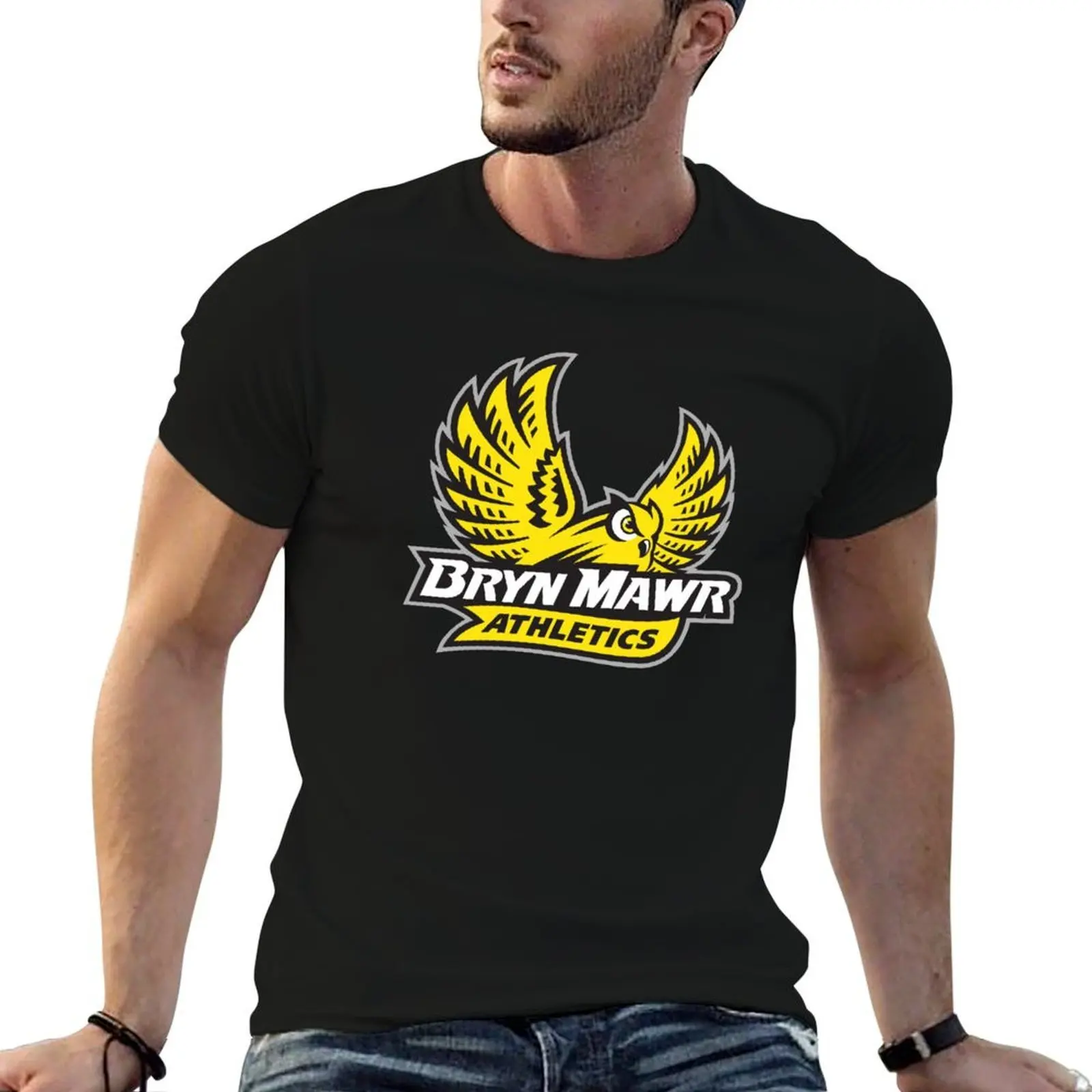 The Bryn Mawr Owls T-Shirt man graphic t shirt t shirts for man pack cotton black cotton t-shirt plain for man package T-shirt