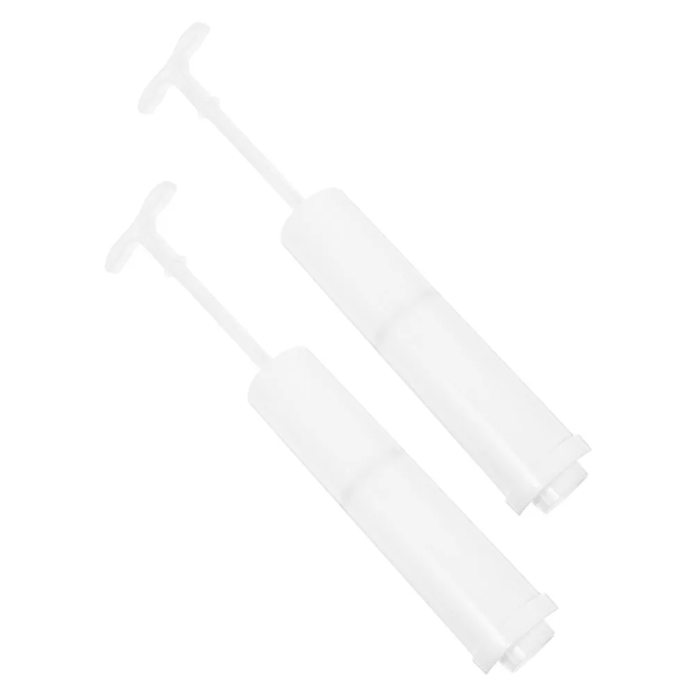 

2Pcs Manual Vacuum Pump Portable Air Removal for Storage Bags Space Saving Travel Compressor Manual Vacuum Pump