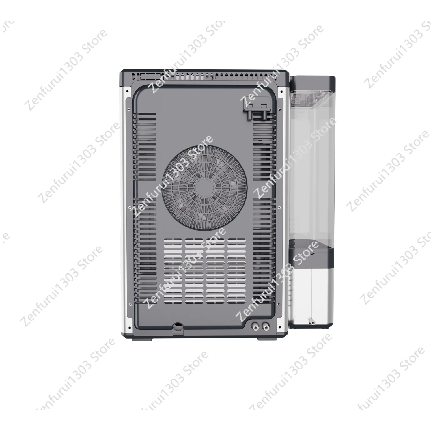17Kg/24H Portable Ice Maker Water Tank Self-Cleaning Countertop Ice Machine Nugget Ice Cubes for Home Kitchen Office Bar Party