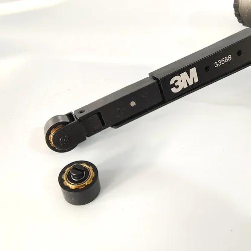 Imagen 2 del producto Rodamiento delantero de lijadora para 3M33575, accesorios de correa de anillo neumático, rectificadora, rueda rodante, 4x15x10mm