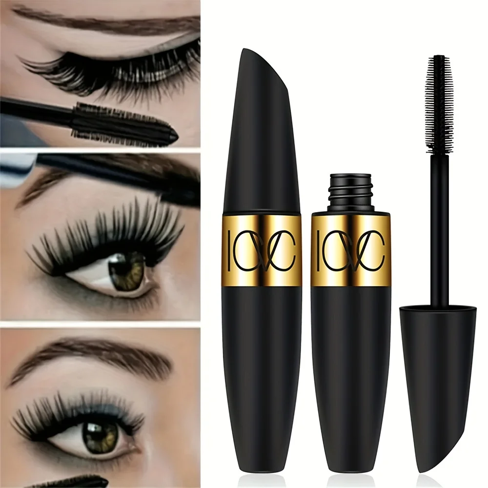 Plump Big Eyes 4D Waterproof Thick Lengthening Curling Long Mascara