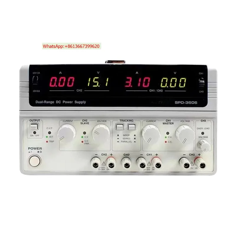 SPD-3606 (30V/6A * 2 5V/3A * 1) multi-channel output linear DC regulated adjustable power supply