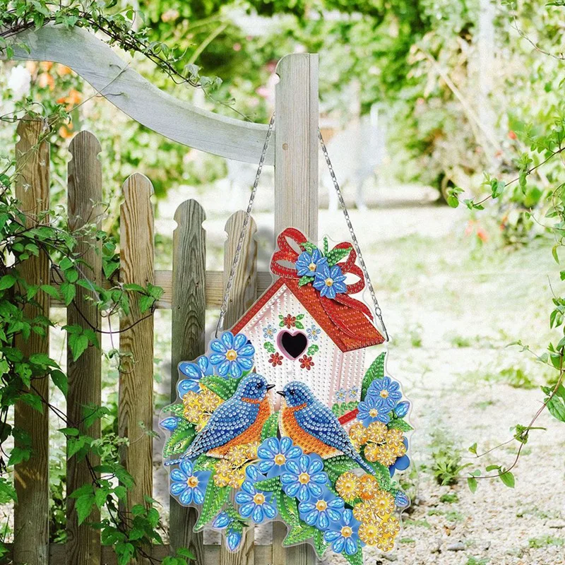 Wind Spinner DIY Painting Wind Chime Double Sided Paint Hanging Ornament For Decor Wind Spinners 3 Pieces