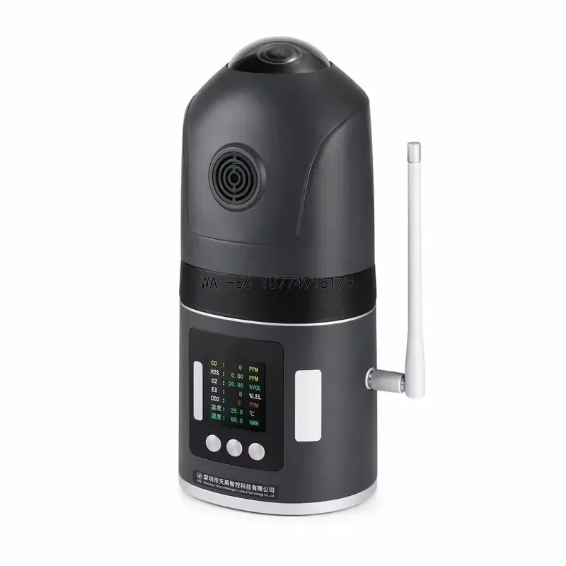 wmwmnu JX-PTM600-S2 Mobile Rapid Deployment Gas Detector Ball 10X Zoom 4G 5G WiFi PTZ Explosion Proof Wireless Gas