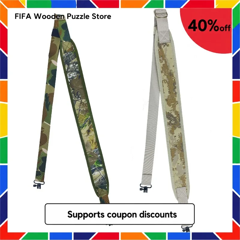 Oxford Cloth Two‑point Carry Sling Camouflage Durable Quick‑fit Buckle Portable Shoulder Gear Outdoor Hunting Hiking Expedition