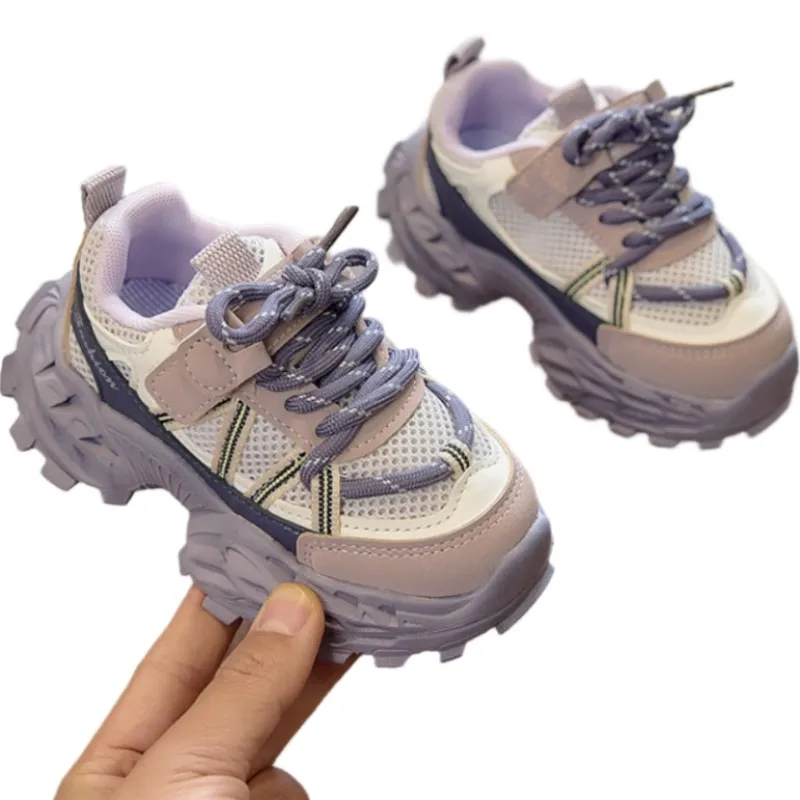 Children Tennis Shoes Versatile Non-slip White Sneakers for Kids Girls Fashion Causal Breathable Toddlers Boys Sports Shoes Hot