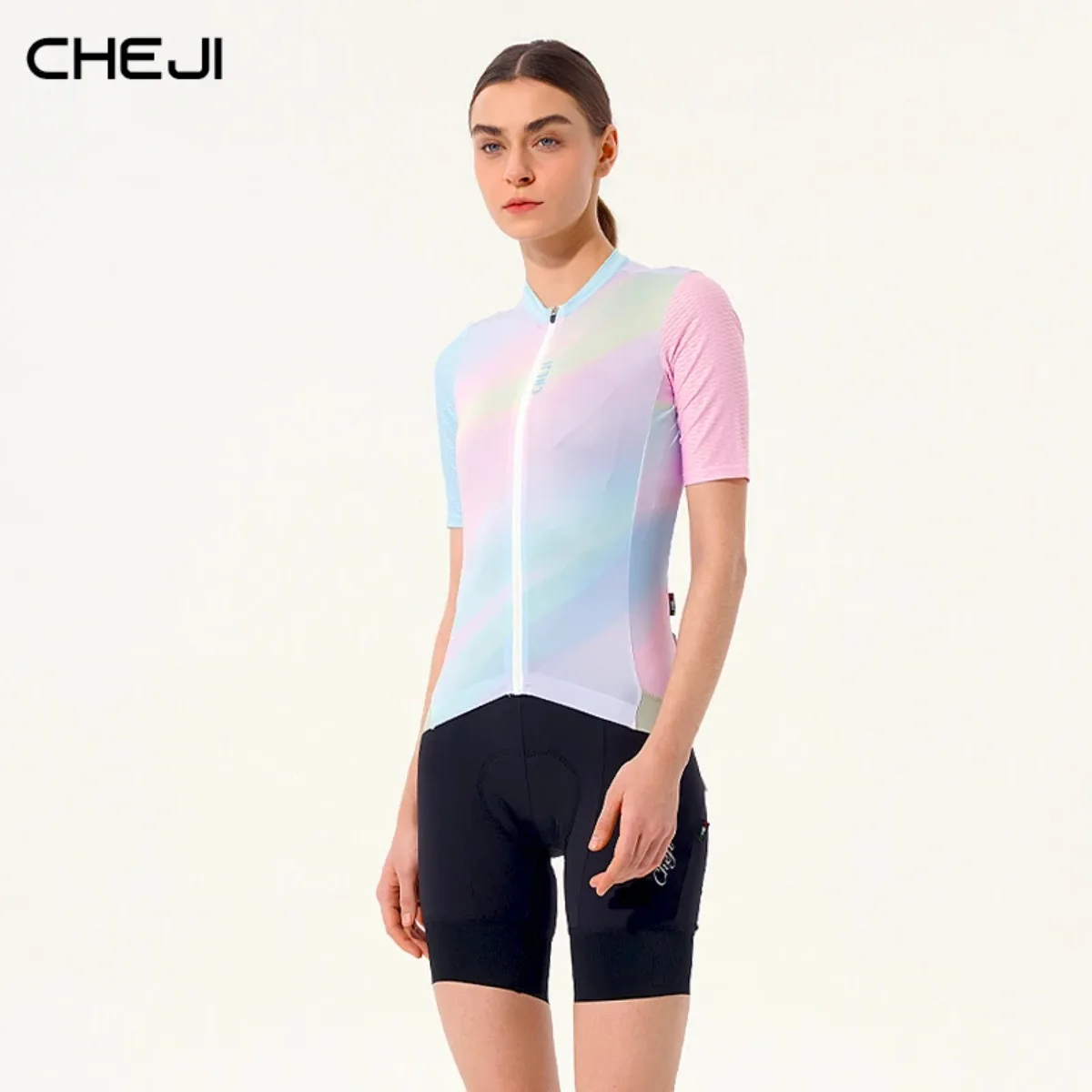 Cheji Cycling Clothing for Women,Short Sleeve Top,Bicycles Cycling Jerseys,Sports Equipment, Women\'s Clothing, Summer, New, 2022