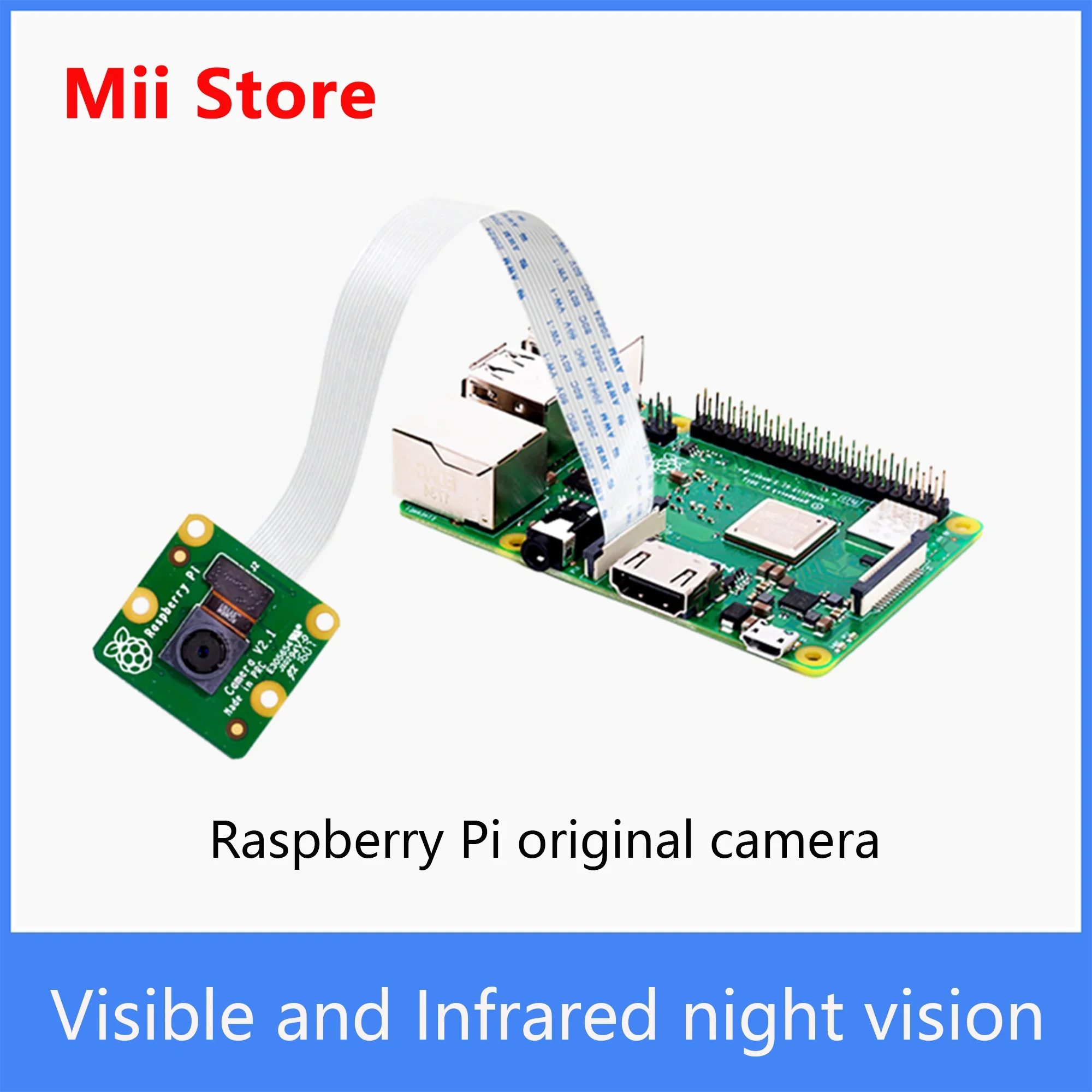 MiiBestODOfficial Raspberry pi camera V2 Noir 8 million pixels case