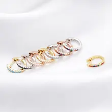 14K Gold Plated Silver Cubic Zirconia Earrings #5