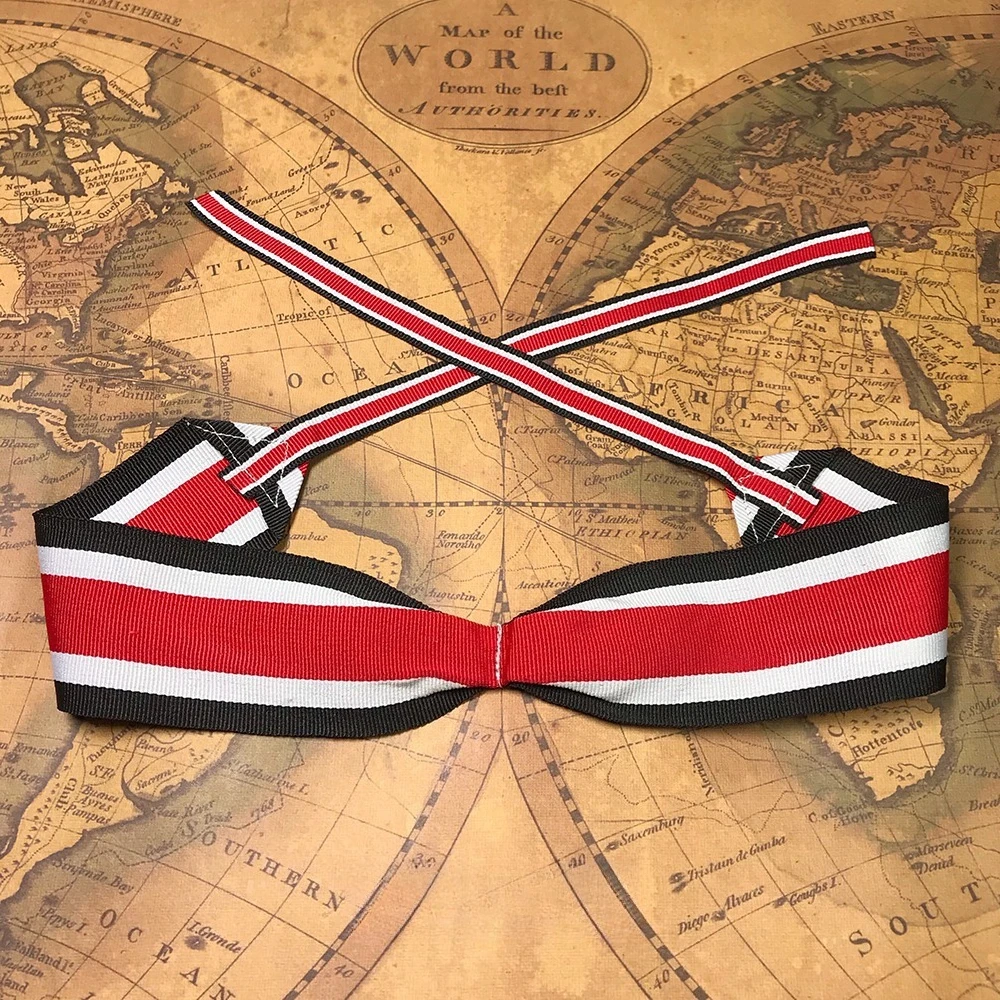 حزام متقاطع من الحديد لشريط الفارس الألماني وسام الرقبة وشريط شارات وإكسسوارات حزام الرقبة #1