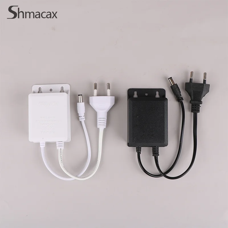 AC 220V Input DC 12V Output Supply EU Plug Outdoor Waterproof Power Adapter Charger For CCTV Security AHD Analog Ip Camera