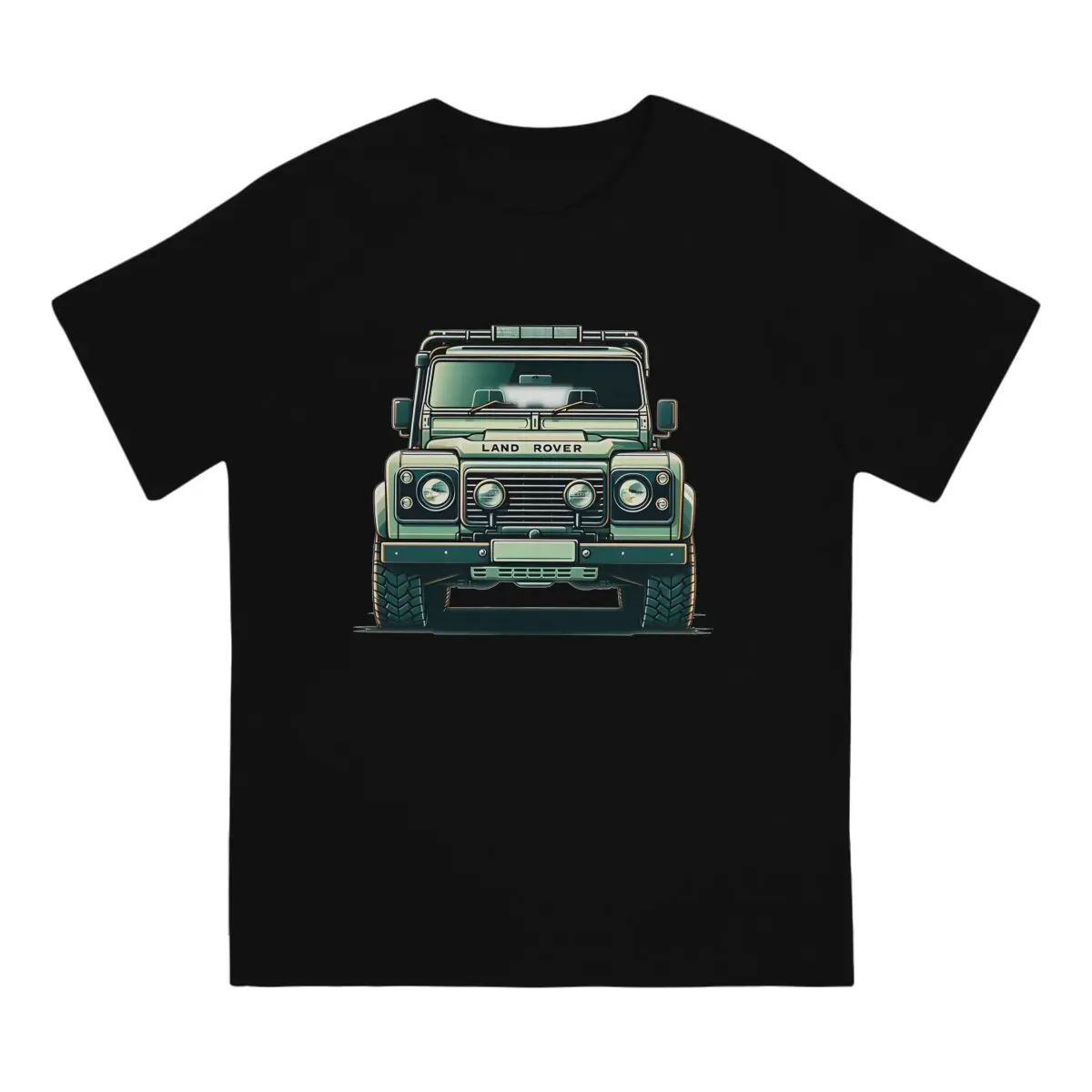 Racing Men T Shirt Land Rover Vintage Tees Short Sleeve Crew Neck T-Shirt Cotton New Arrival Clothing