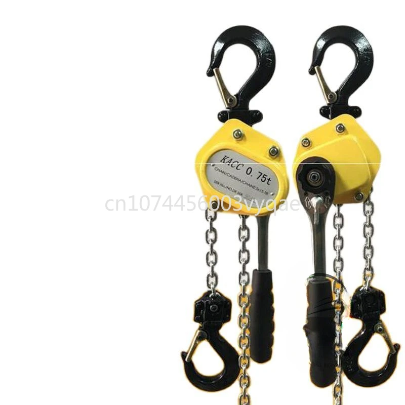 

0.25/0.5 Ton 1.5/3Meter Mini Hand Chain Hoist Hook Mount Capacity Lift Portable Manual Lever Block Lifting Hand-cranked Gourd