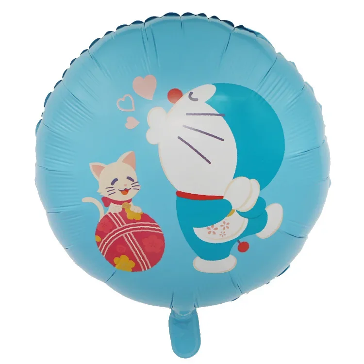 Doraemon nowe urodzinowe ozdobne balony ustawione balon z folii aluminiowej balony cyfry zestaw imprezowy do dekoracji rekwizyty prezent