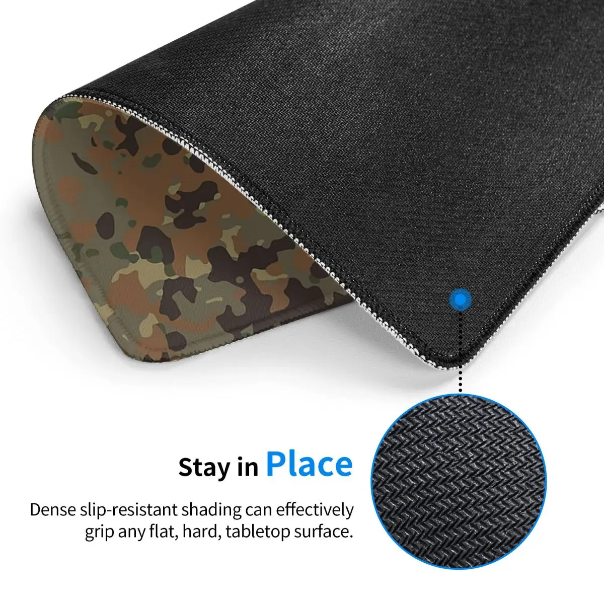 Splintertarn German  Camouflage Army Military Camo Multi-size Mouse Pad Computer Keyboard Mouse Mat Gamer PC Laptop Desk Mat