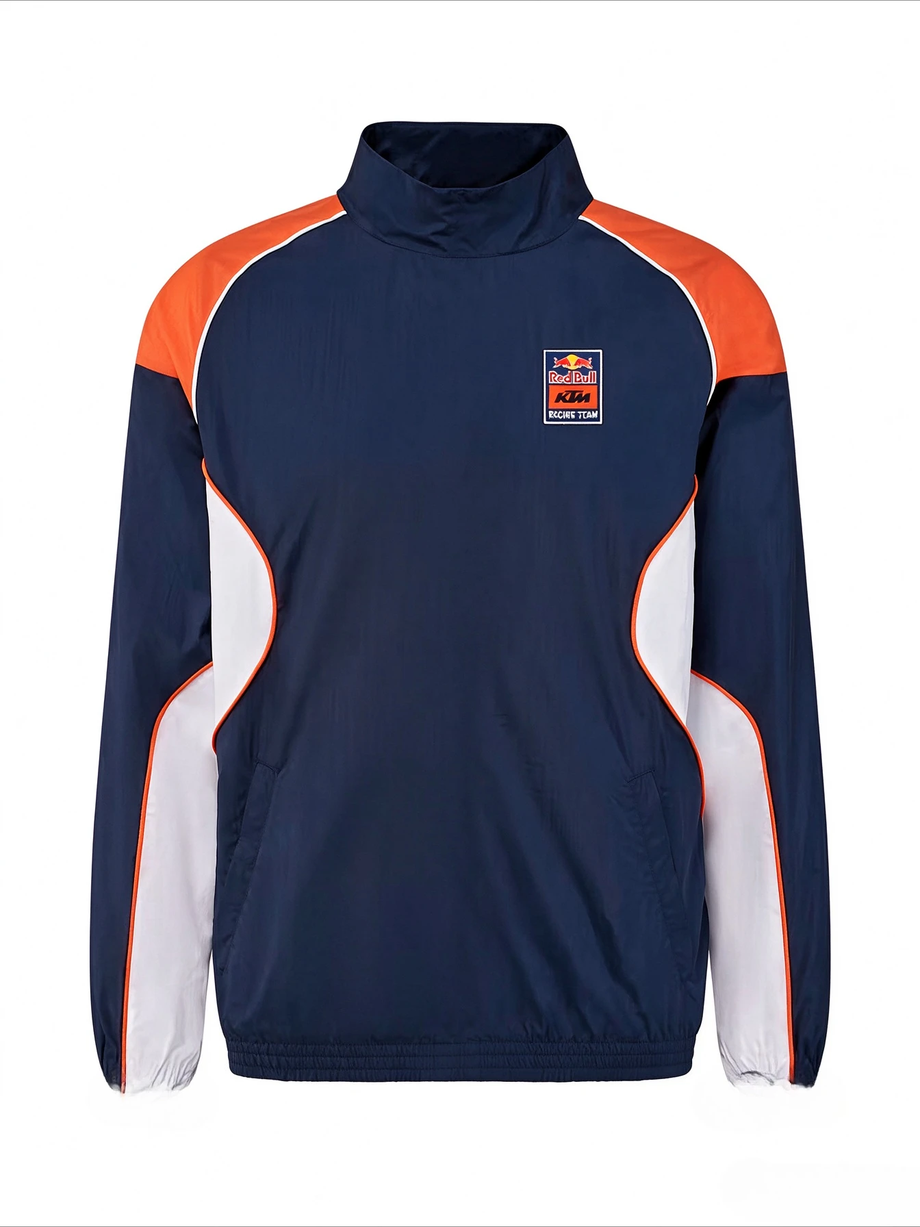 Red Bull Track Jacket Men Long Sleeve Zip Up Outerwear, MotoGP Racing Windproof Lightweight Jacket For Motorcycle Track Day Fans