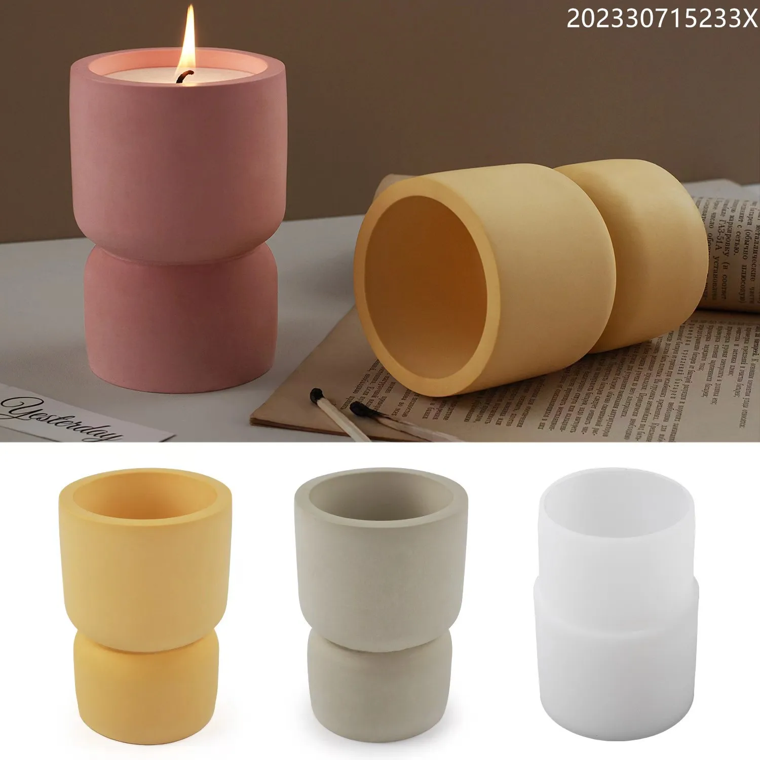 Spherical Candle Cup Incense Burner Silicone Mold DIY Epoxy Resin  Gypsum  Pouring Aromatherapy Storage Mold Home Decoration