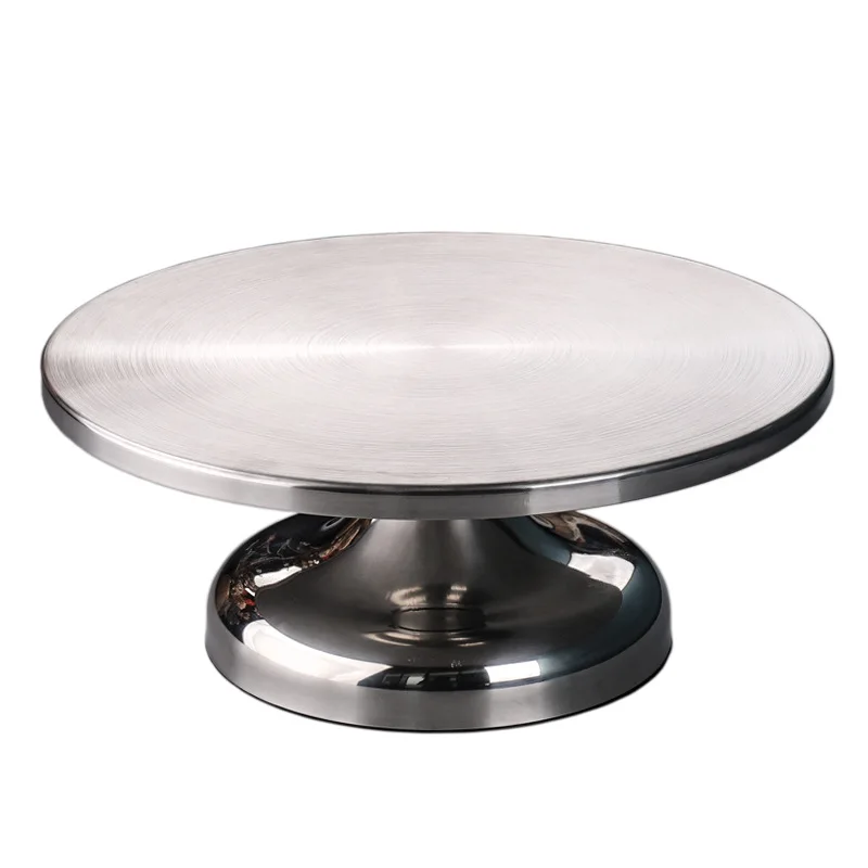 

Stainless steel cake turntable piping table household piping turntable commercial cake turntables baking turntables