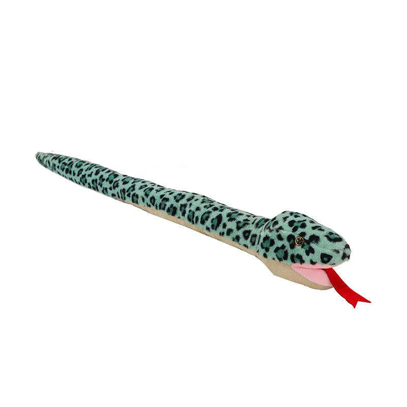 150 centimetri Kawaii Farcito Serpente Burattino A Mano Peluche Bambola S Curva Python Anaconda Giocattolo per I Bambini Di Compleanno Regalo Di Natale Scherzo Di Halloween