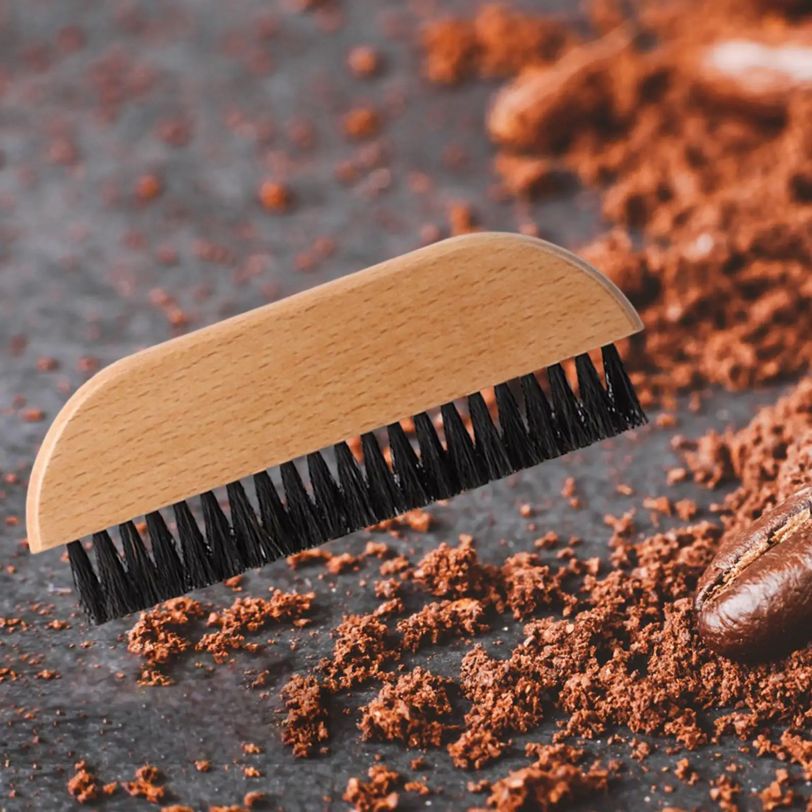 فرشاة تنظيف ماكينة القهوة ، فرشاة تنظيف الأدوات لدقيق مسحوق الفول ، 2-4 عبوات