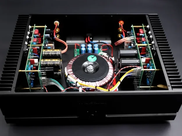 CS/ D5 adopts a dual-channel, all-discrete component design power amplifier based on the Swiss darTZeel circuit.